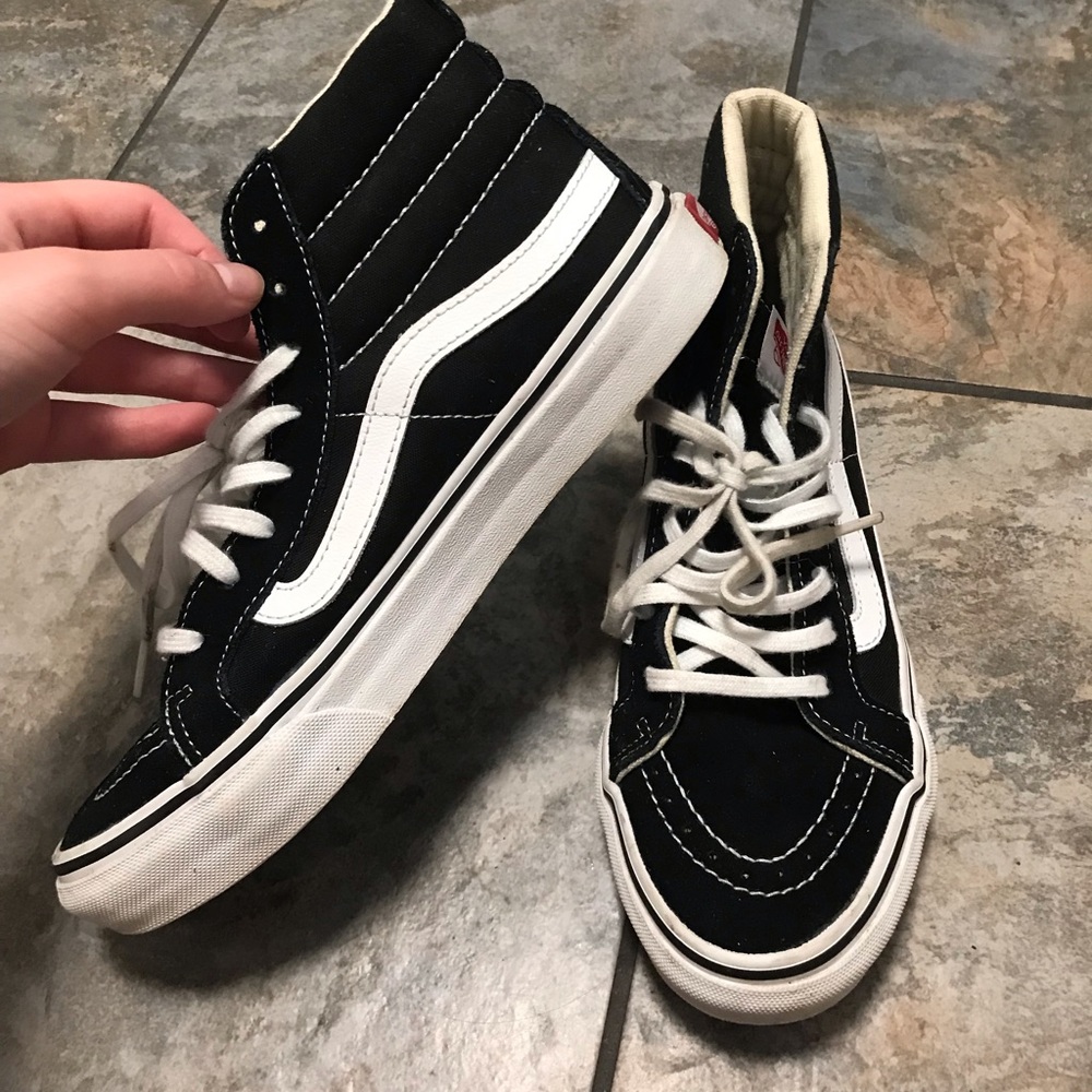 Vans high top skate slim